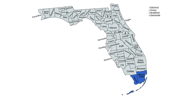 county map of florida