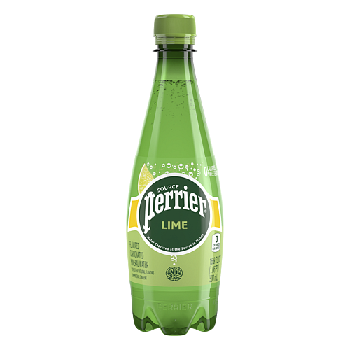 PerrierLimeFlavoredSparklingWaterPlasticWaterBottle